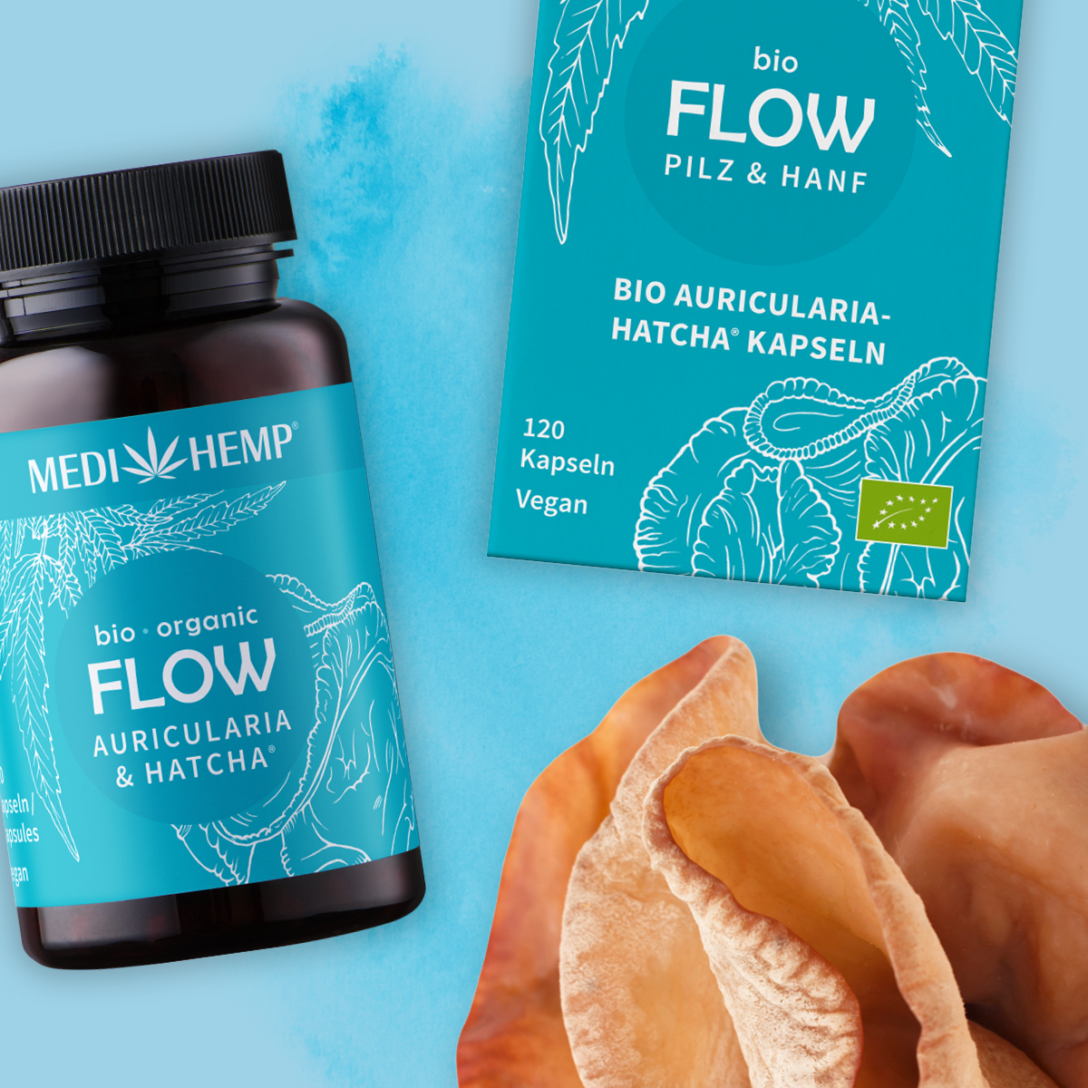 Bio FLOW Auricularia Kapseln